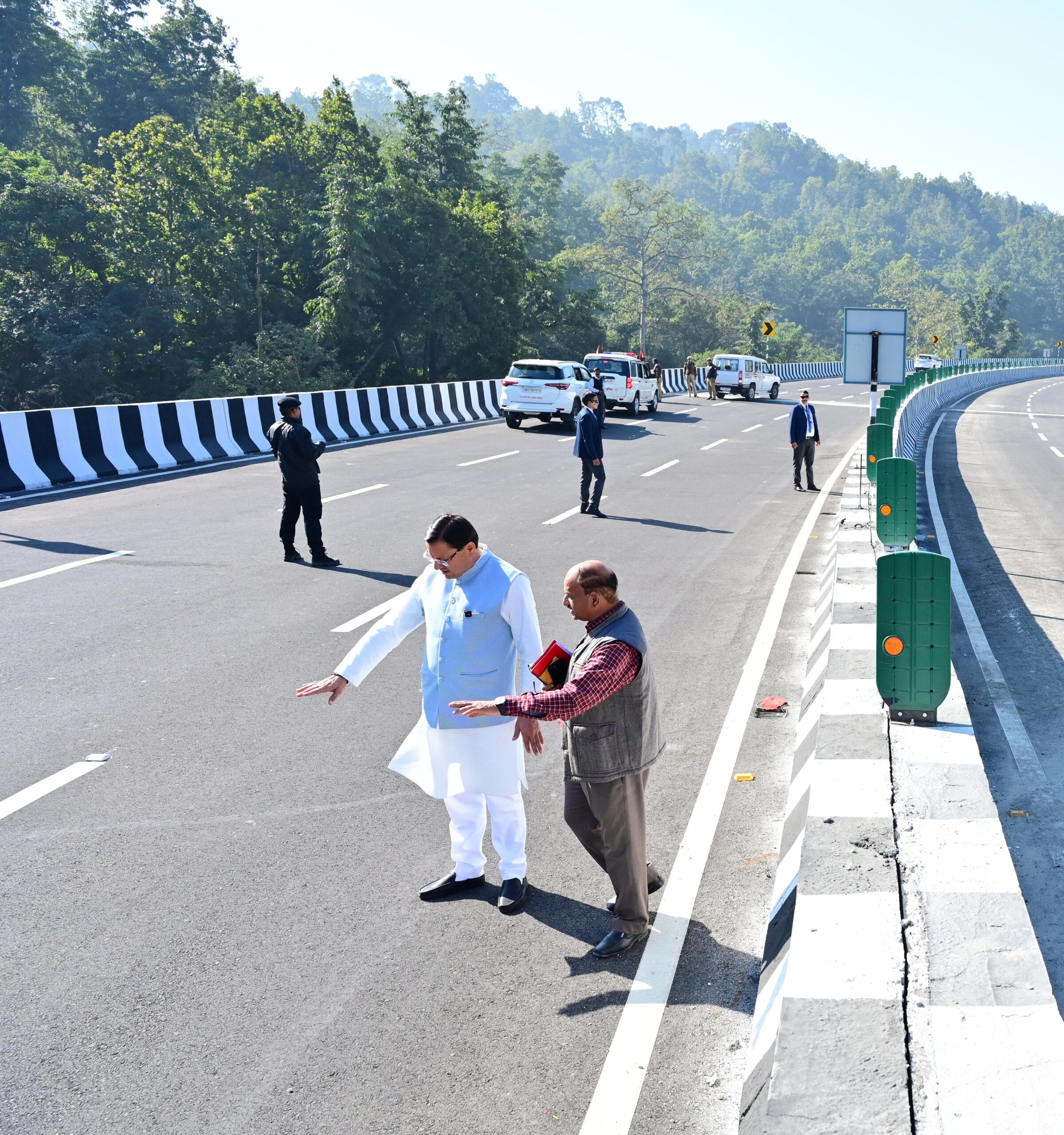 UTTARAKHAND NEWS: CM Dhami inspects the Delhi-Dehradun Expressway