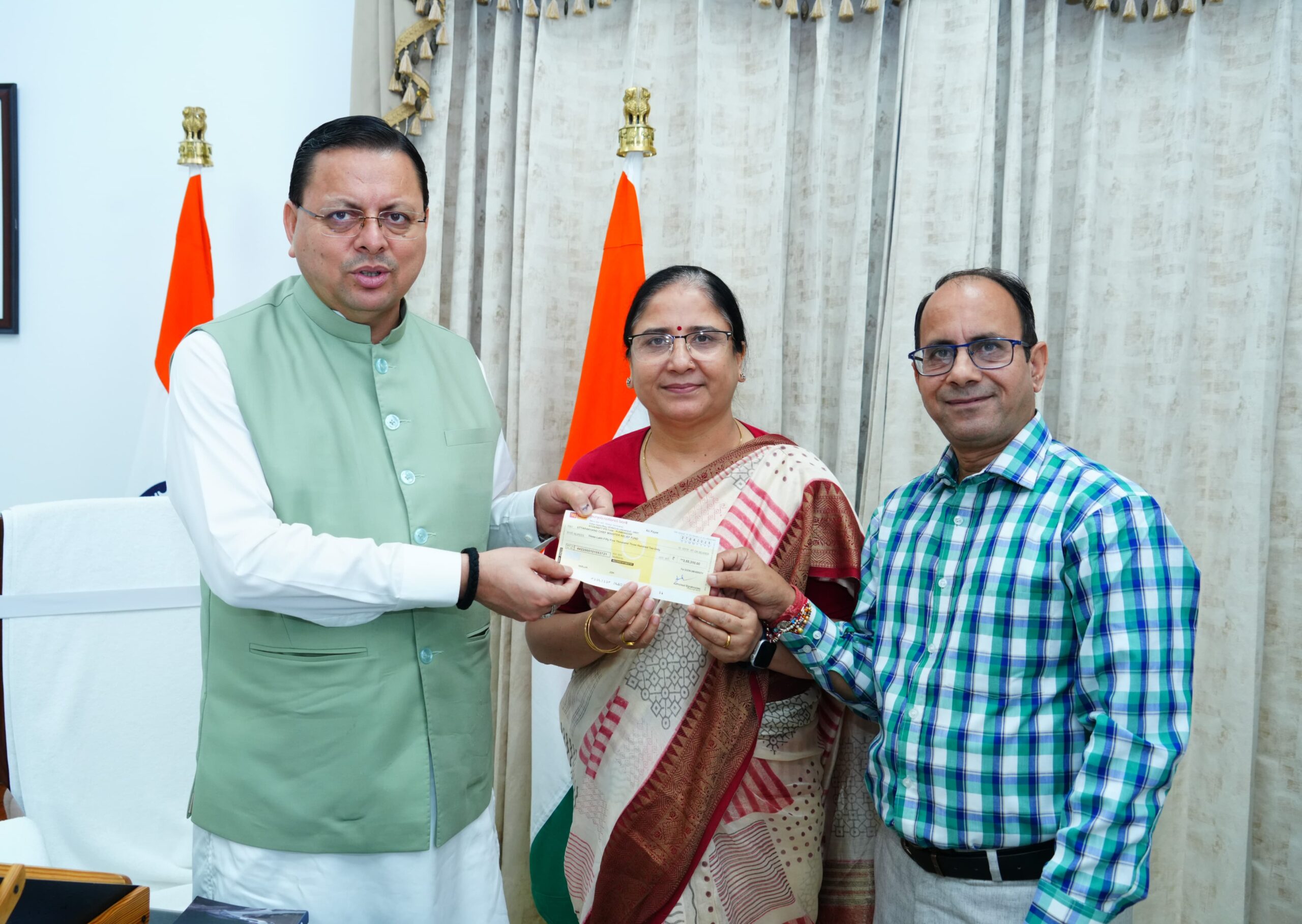 Doon University Donates One-Day Salary to CM Relief Fund for Disaster Victims