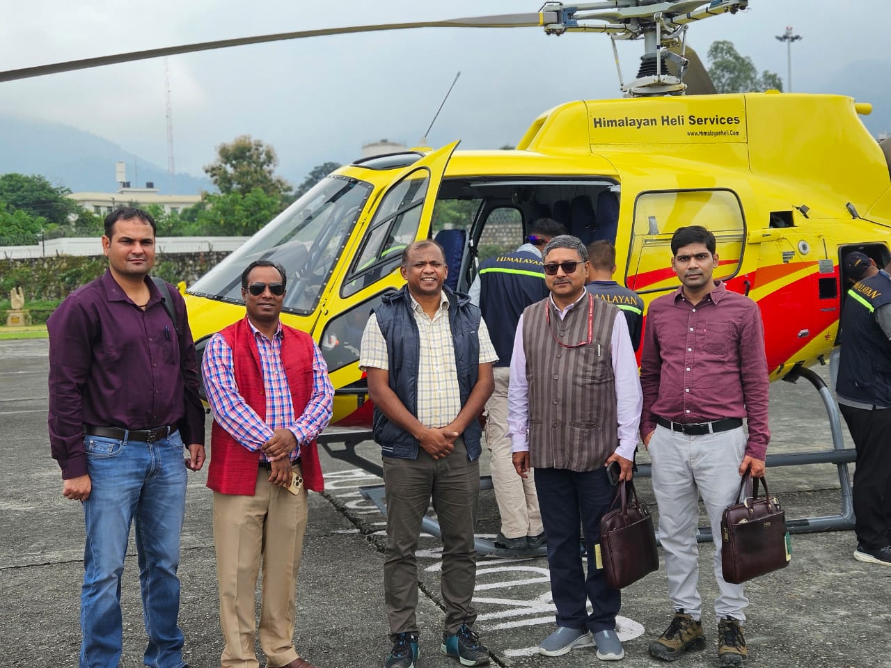 Inter-Ministerial Central Team Departs to Assess Disaster Damage in Various Districts