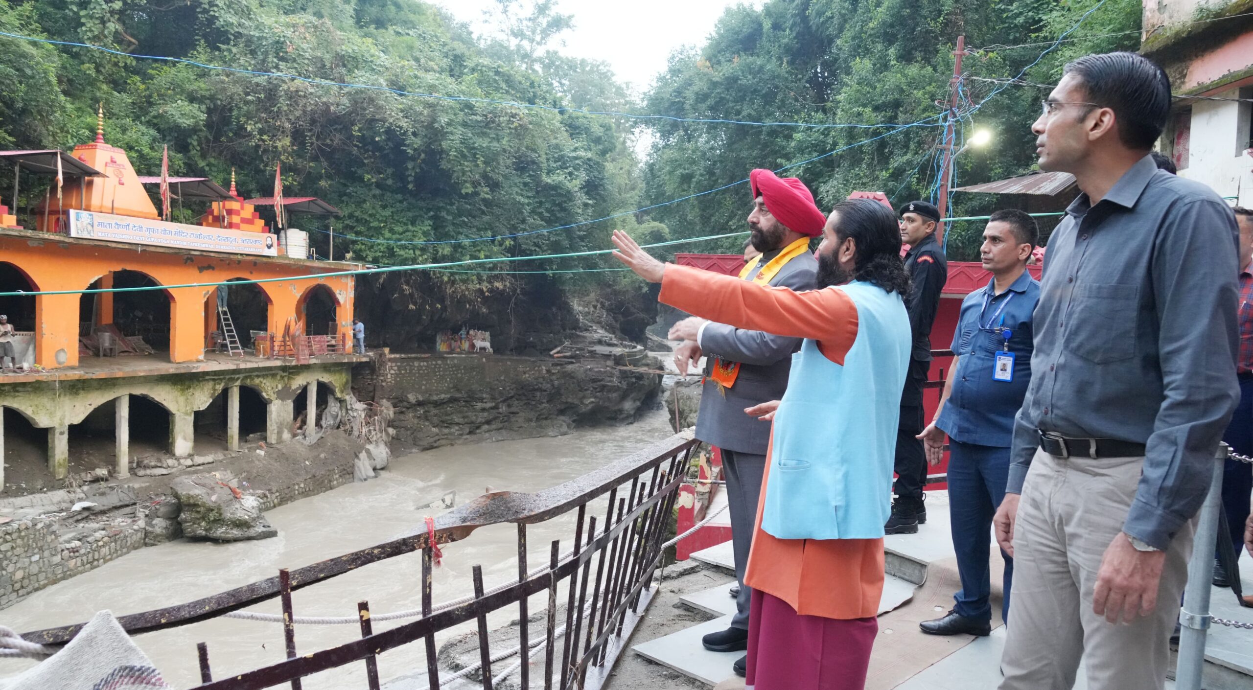 Governor inspects disaster-hit areas in Dehradun, reviews relief operations