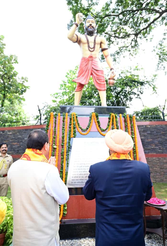Governor and CM Inaugurate Bhagirath Udyan at Raj Bhavan, Unveil 10-Foot Statue of King Bhagiratha