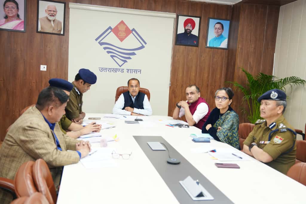 High-Level Security Review in Uttarakhand: Vigilance Tightened Across Border and Sensitive Zones
