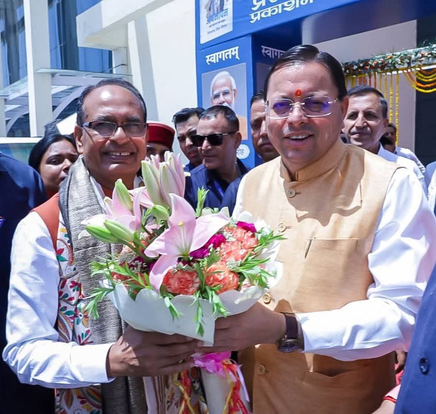 CM Dhami Attends Launch of Shivraj Singh Chouhan’s Book ‘Apnapan’ in New Delhi