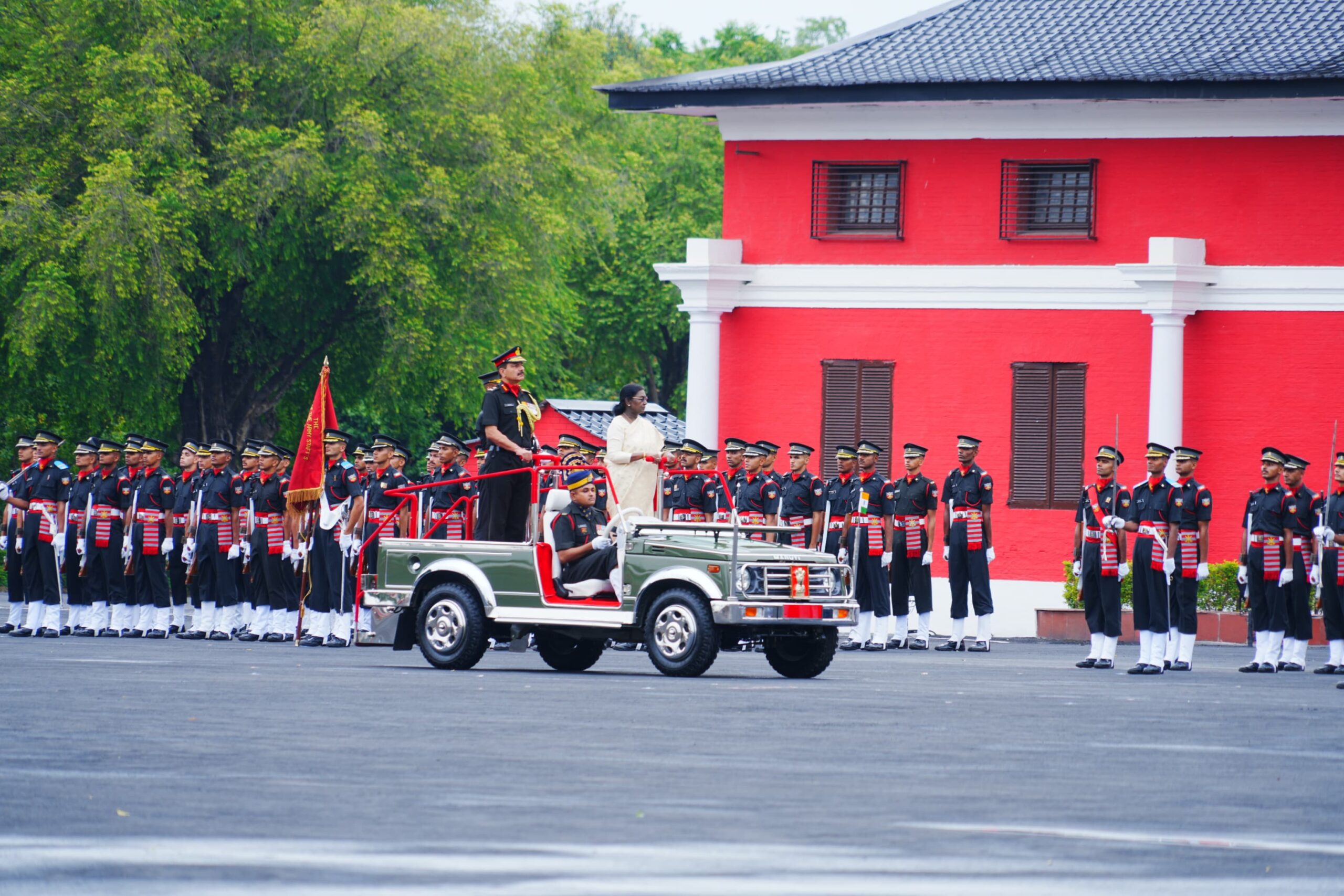 President Droupadi Murmu Reviews IMA Passing Out Parade, 481 Indian Cadets Commissioned