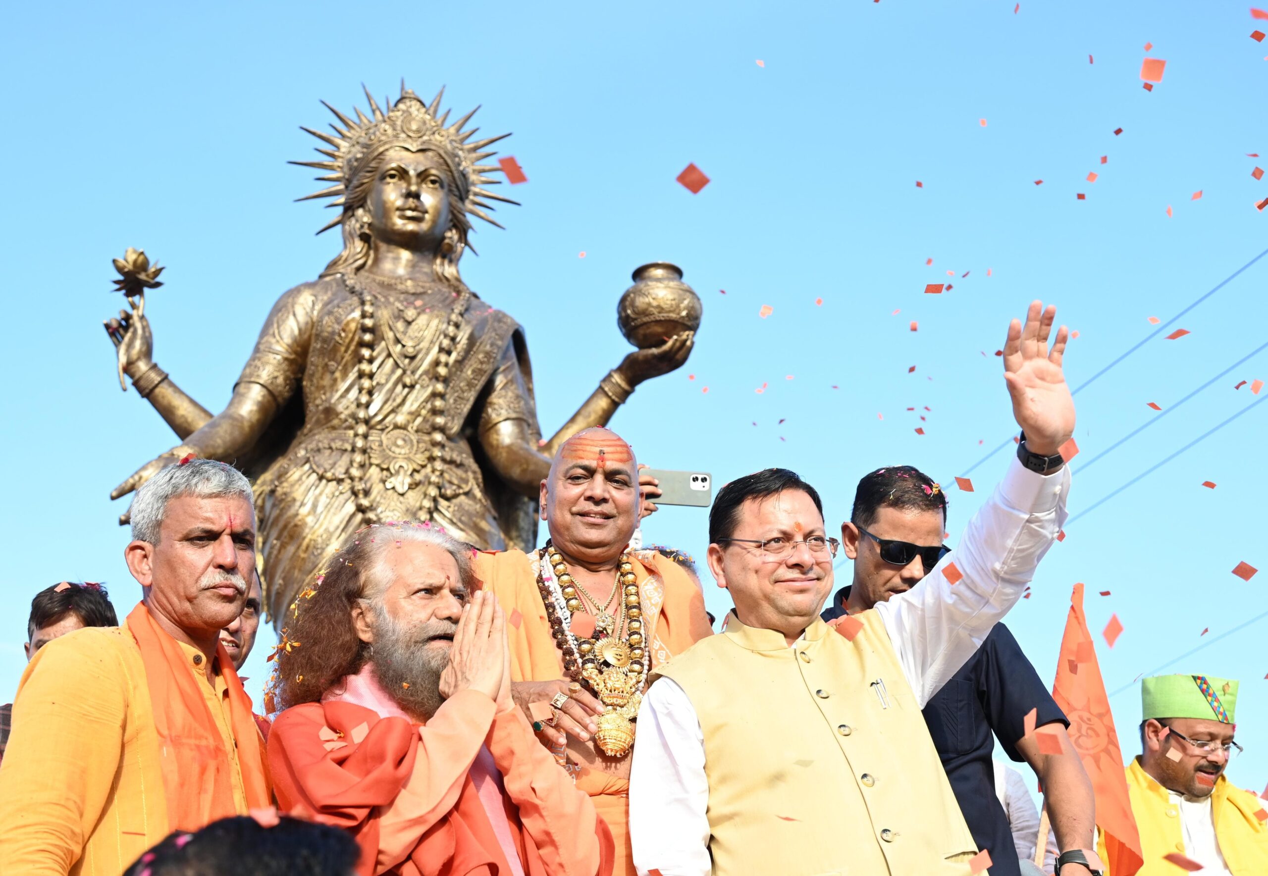 Kalsi Gets Major Spiritual Boost as CM Dhami Unveils Maa Yamuna Statue